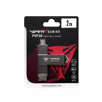 Patriot VIPER PVP30/2TB/SSD/Vanjski/Crni/3R Patriot VIPER PVP30/2TB/SSD/Vanjski/Crni/3R