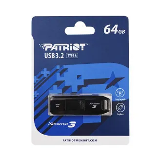 Patriot Xporter 3 Slider/64GB/USB 3.2/USB-A/Crna