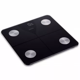 Salente SlimFit, pametna osobna dijagnostička fitness vaga, Bluetooth, crna