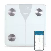 Salente SlimFit, pametna osobna dijagnostička fitness vaga, Bluetooth, bijela