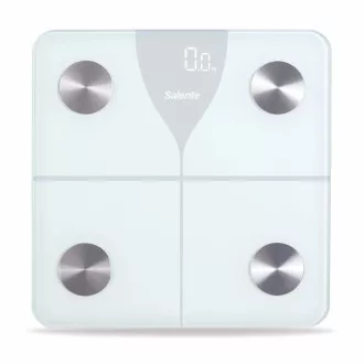 Salente SlimFit, pametna osobna dijagnostička fitness vaga, Bluetooth, bijela