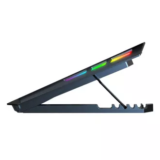 EVOLVEO Ania 16, hladnjača za laptop, 5 ventilatora, RGB pozadinsko osvjetljenje
