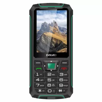 EVOLVEO StrongPhone W4, IP68 otporan Dual SIM telefon, 2.8" LCD, 2500mAh, Powerbank, crno-zeleni EVOLVEO StrongPhone W4, IP68 otporan Dual SIM telefon, 2.8" LCD, 2500mAh, Powerbank, crno-zeleni
