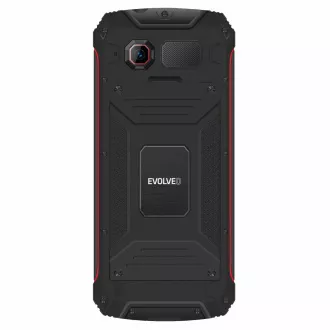 EVOLVEO StrongPhone W4, IP68 otporan Dual SIM telefon, 2.8" LCD, 2500mAh, Powerbank, crno-crveni