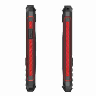 EVOLVEO StrongPhone W4, IP68 otporan Dual SIM telefon, 2.8" LCD, 2500mAh, Powerbank, crno-crveni