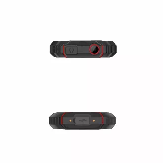 EVOLVEO StrongPhone W4, IP68 otporan Dual SIM telefon, 2.8" LCD, 2500mAh, Powerbank, crno-crveni