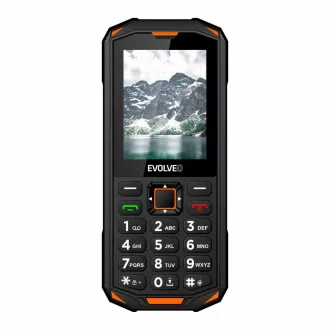 EVOLVEO StrongPhone X5, vodootporan izdržljiv Dual SIM telefon, crno-narančast