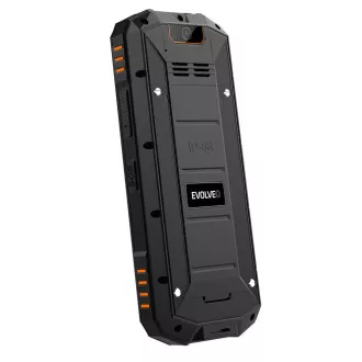 EVOLVEO StrongPhone X5, vodootporan izdržljiv Dual SIM telefon, crno-narančast
