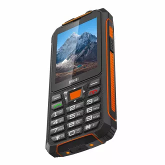 EVOLVEO StrongPhone Z6, vodootporni izdržljivi Dual SIM telefon, crno-narančasta - Rabljen