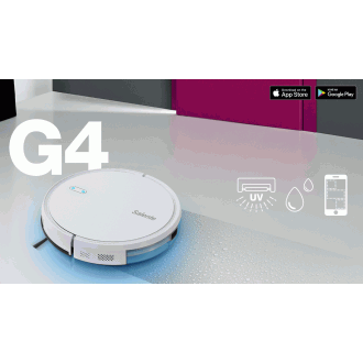 Salente G4, robotski usisavač, vodeno brisanje, UVC sterilizacija, bijeli