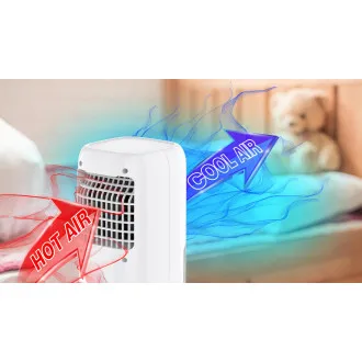 Salente IceTop, 3-u-1 stolni hladnjak, ventilator i ovlaživač zraka, bijela