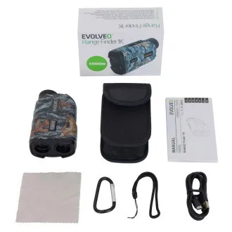 EVOLVEO Range Finder 1K, lovački laserski daljinomjer s mjerenjem kuta, visine i brzine