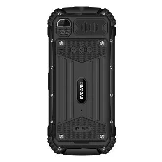 EVOLVEO StrongPhone Q1, IP68 otporan Dual SIM telefon, 2.4" LCD, 1800mAh, crni