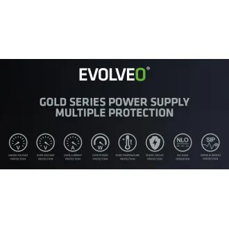 EVOLVEO G750, 750W, ATX3.1, 14cm, aPFC, 80+ZLATNO, 3GODINE RADA