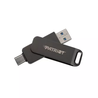 Patriot RAGE R550/128GB/USB 3.2/USB-A + USB-C/Crna
