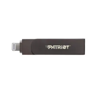 Patriot iLuxe Stick C MFi/256GB/USB 3.2/Lightning + USB-C/Crna Patriot iLuxe Stick C MFi/256GB/USB 3.2/Lightning + USB-C/Crna