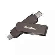 Patriot iLuxe Stick C MFi/512GB/USB 3.2/Lightning + USB-C/Crna
