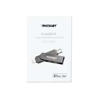 Patriot iLuxe Stick C MFi/512GB/USB 3.2/Lightning + USB-C/Crna