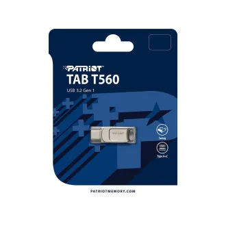 Patriot TAB T560/256GB/USB 3.2/USB-A + USB-C/Srebrni Patriot TAB T560/256GB/USB 3.2/USB-A + USB-C/Srebrni