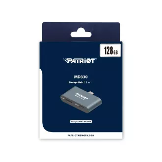 128GB Patriot HUB + MD300 USB-C + HDMI memorijski uređaj 128GB Patriot HUB + MD300 USB-C + HDMI memorijski uređaj