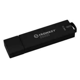 Kingston Ironkey D500S/64GB/USB 3.2/USB-A/Crna