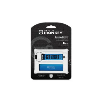 Kingston Ironkey tipkovnica 200C/16GB/USB 3.0/USB-C/plava Kingston Ironkey tipkovnica 200C/16GB/USB 3.0/USB-C/plava