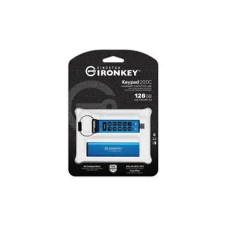 Kingston Ironkey tipkovnica 200C/128GB/USB 3.0/USB-C/plava Kingston Ironkey tipkovnica 200C/128GB/USB 3.0/USB-C/plava