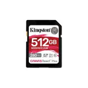 Kingston Canvas React Plus/SDXC/512GB/UHS-II U3 / Klasa 10