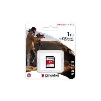 Kingston Canvas React Plus/SDXC/1TB/UHS-II U3 / Klasa 10 Kingston Canvas React Plus/SDXC/1TB/UHS-II U3 / Klasa 10