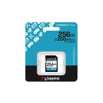 Kingston Canvas Go Plus/SDXC/256GB/UHS-I U3 / Klasa 10 Kingston Canvas Go Plus/SDXC/256GB/UHS-I U3 / Klasa 10