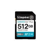 Kingston Canvas Go Plus/SDXC/512GB/UHS-I U3 / Klasa 10