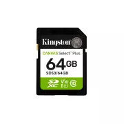 Kingston Canvas Select Plus/SDXC/64GB/UHS-I U1 / Klasa 10