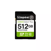 Kingston Canvas Select Plus/SDXC/512GB/UHS-I U3 / Klasa 10
