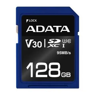 ADATA V30S/SDXC/128GB/UHS-I U3 / Klasa 10 ADATA V30S/SDXC/128GB/UHS-I U3 / Klasa 10