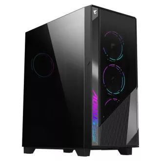 GIGABYTE AORUS C500/Midi Tower/Transpar./Crna