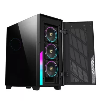 GIGABYTE AORUS C500/Midi Tower/Transpar./Crna