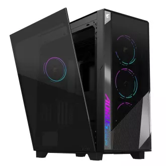 GIGABYTE AORUS C500/Midi Tower/Transpar./Crna
