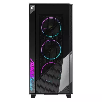 GIGABYTE AORUS C500/Midi Tower/Transpar./Crna