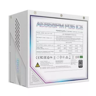GIGABYTE AORUS ELITE P850W ICE/850W/ATX 3.1/80PLUS Platinum/Modularno/Maloprodaja