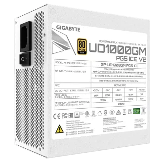 GIGABYTE napajanje 1000W 80PLUS Gold Modular PG5 ICE