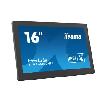 16" iiyama T1624MSC-B1: FHD, HDMI, Media Player