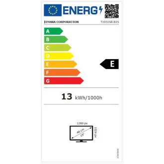 19" iiyama T1932MSC-B1S: IPS, SXGA, PCAP, HDMI, DP