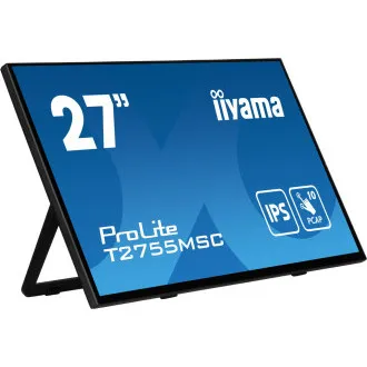 27" iiyama T2755MSC-B1: IPS, FHD, PCAP, web kamera 27" iiyama T2755MSC-B1: IPS, FHD, PCAP, web kamera