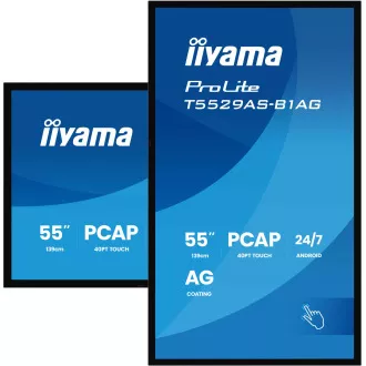 55" iiyama T5529AS-B1AG: IPS, 4K UHD, Android, 24/7