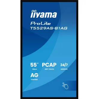 55" iiyama T5529AS-B1AG: IPS, 4K UHD, Android, 24/7 55" iiyama T5529AS-B1AG: IPS, 4K UHD, Android, 24/7