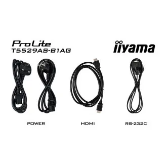 55" iiyama T5529AS-B1AG: IPS, 4K UHD, Android, 24/7 55" iiyama T5529AS-B1AG: IPS, 4K UHD, Android, 24/7