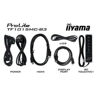 10" iiyama TF1015MC-B3: WXGA, 10P, VGA, HDMI, DP 10" iiyama TF1015MC-B3: WXGA, 10P, VGA, HDMI, DP