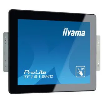 15" iiyama TF1515MC-B2: TN, XGA, kapacitivni, 10P, 350cd/m2, VGA, DP, HDMI, crni
