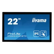 22" iiyama TF2234MC-B7X: IPS, FullHD, kapacitivni, 10P, 350cd/m2, VGA, DP, HDMI, IP65, crni