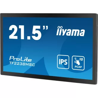 22" iiyama TF2238MSC-B1: PCAP, IPS, FHD, HDMI, DP